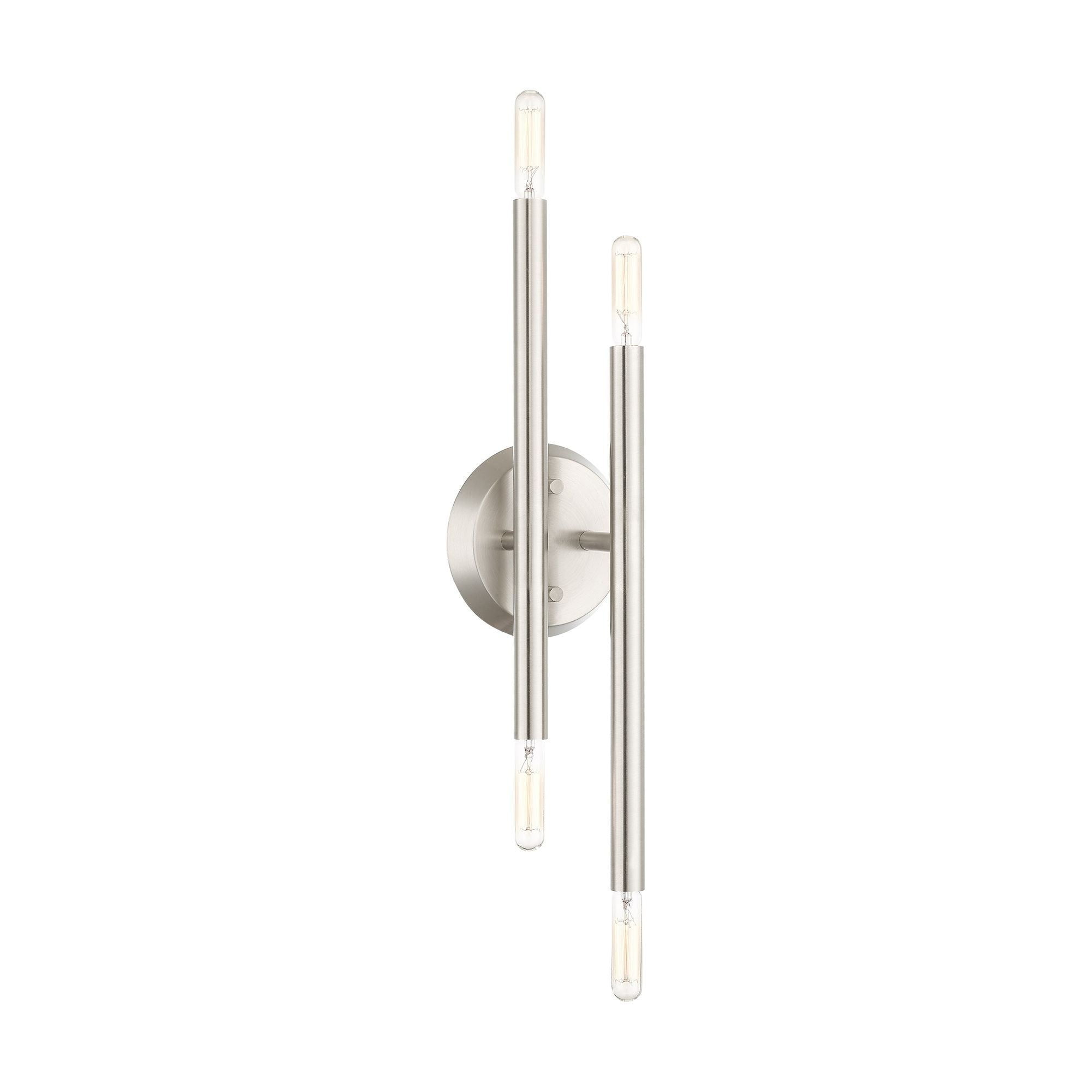Livex Lighting Soho 4 - Light Wall Light in  Brushed Nickel