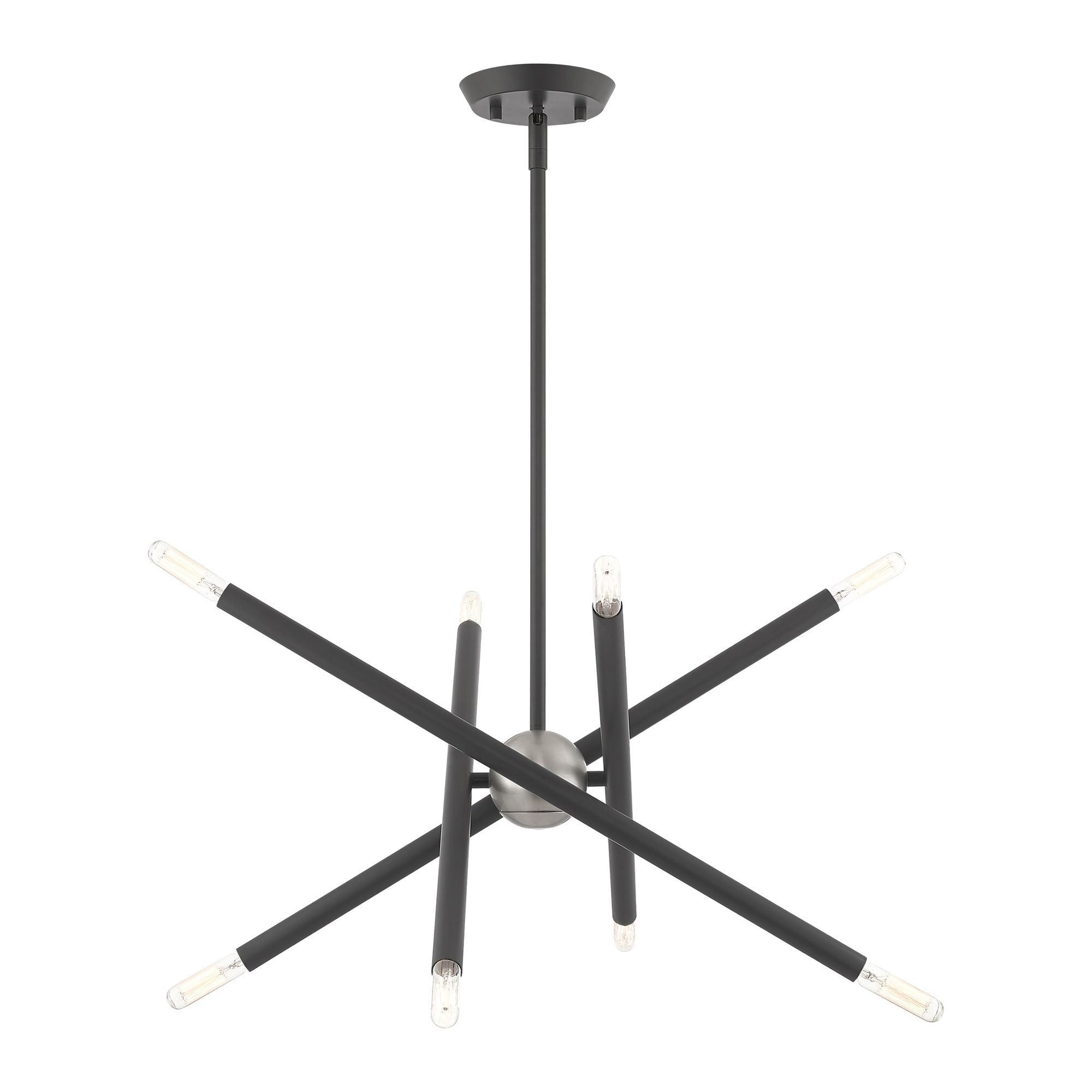 Livex Lighting Soho 8 - Light Chandelier in  Scandinavian Gray