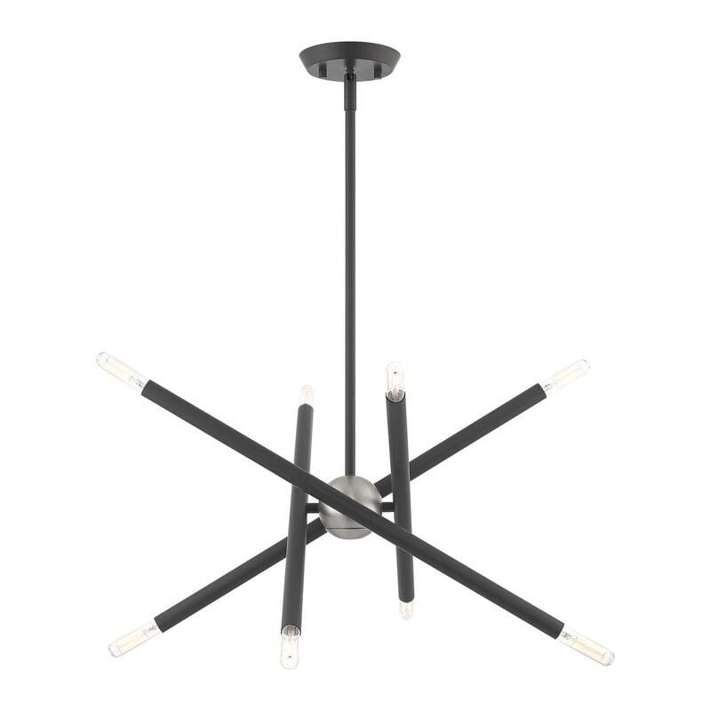 Livex Lighting Soho 8 - Light Chandelier in  Scandinavian Gray