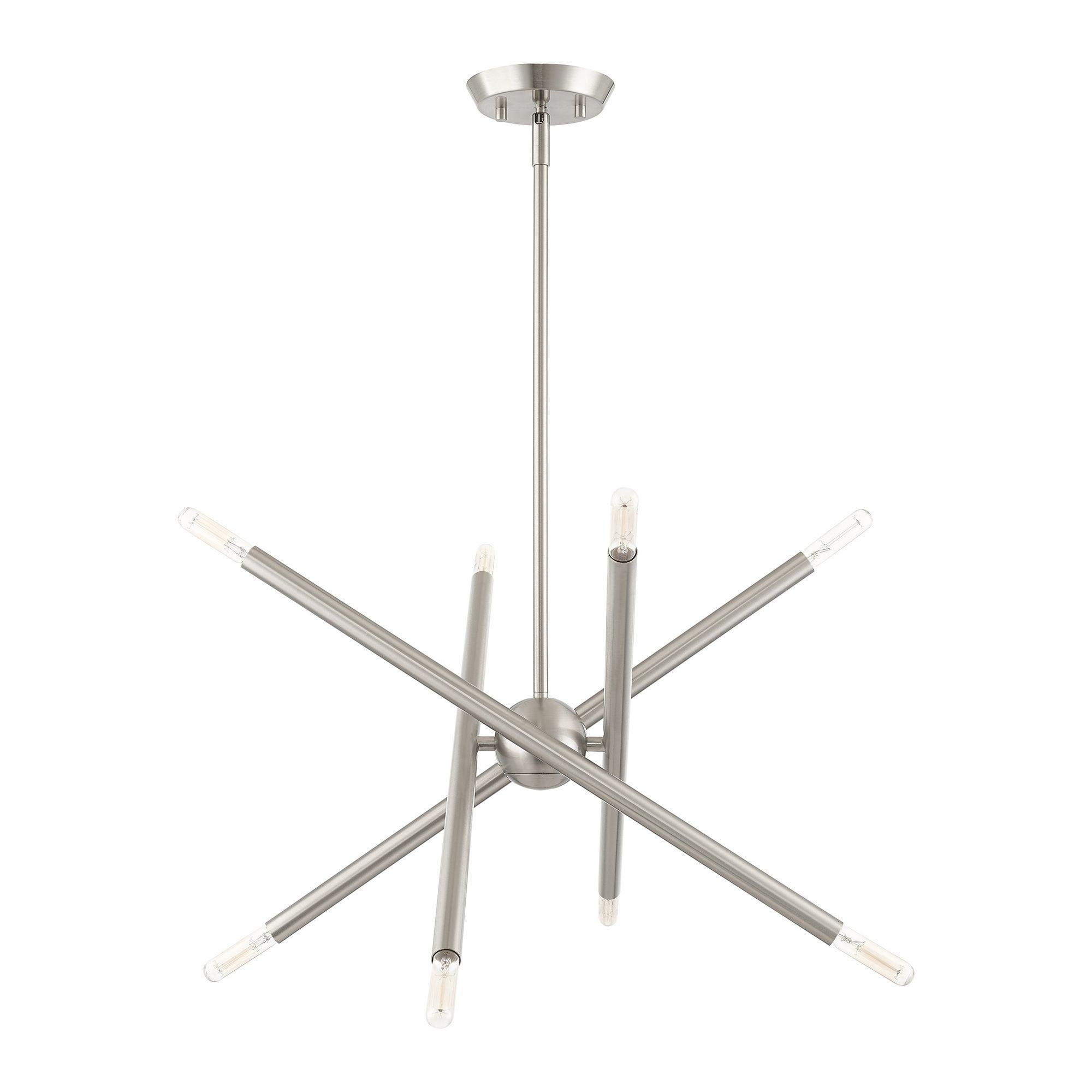 Livex Lighting Soho 8 - Light Chandelier in  Brushed Nickel