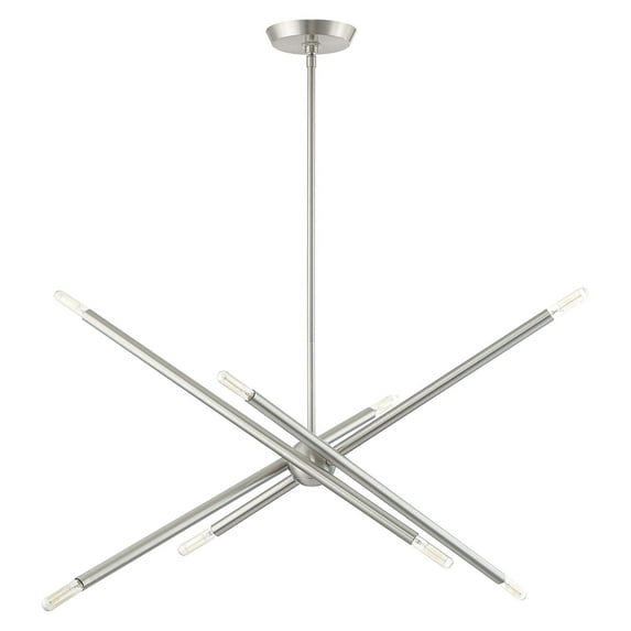Livex Lighting Soho 8 - Light Chandelier in  Brushed Nickel
