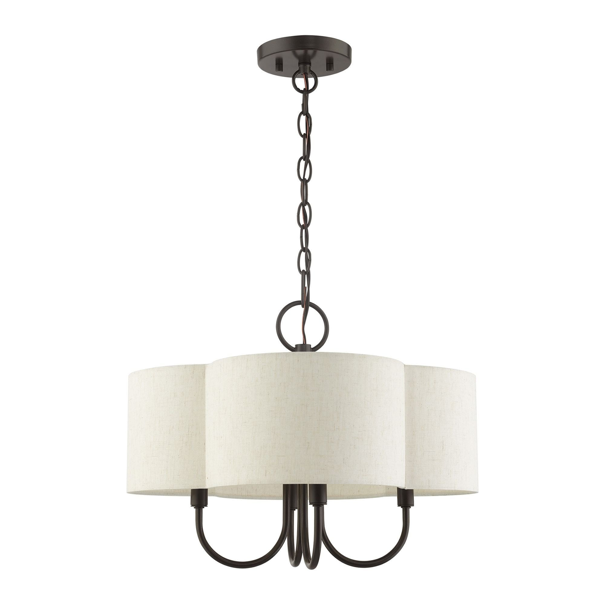 Livex Lighting Solstice 4 - Light Chandelier in  English Bronze