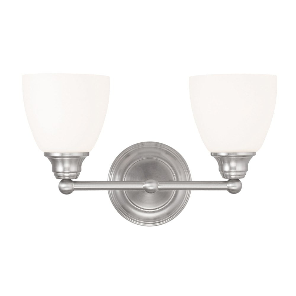 Livex Lighting Somerville 2 - Light Vanity in  Brushed Nickel