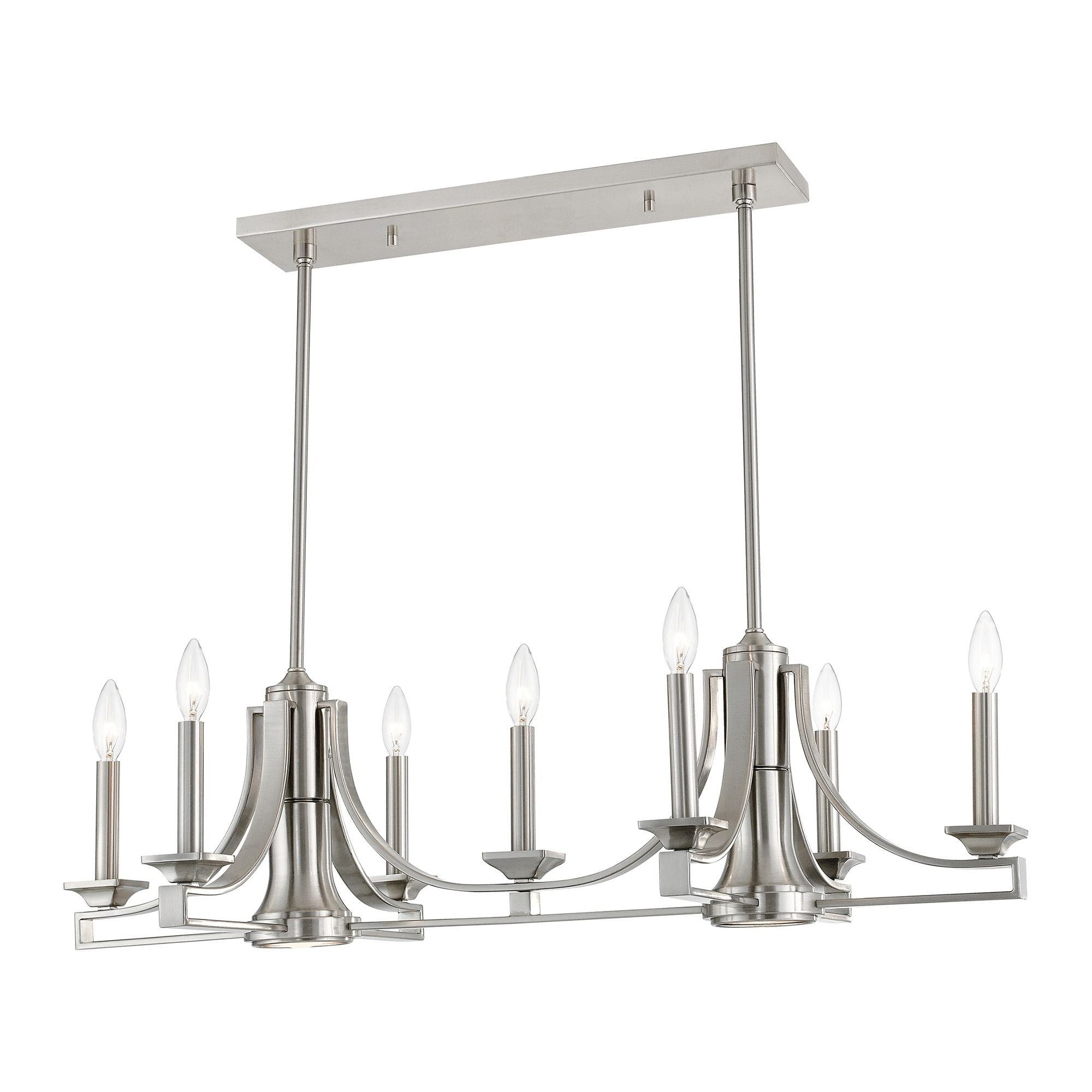Livex Lighting - Trumbull - 9 Light Linear Chandelier in New Traditional Style -
