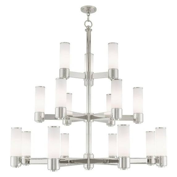 Livex Lighting - Weston - 17 Light Foyer Chandelier in Contemporary Style - 44