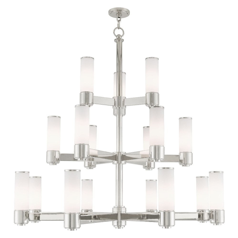 Livex Lighting - Weston - 17 Light Foyer Chandelier in Contemporary Style - 44