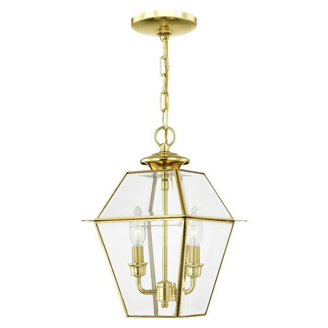 Livex Lighting Westover 2 - Light Pendant in  Polished Brass