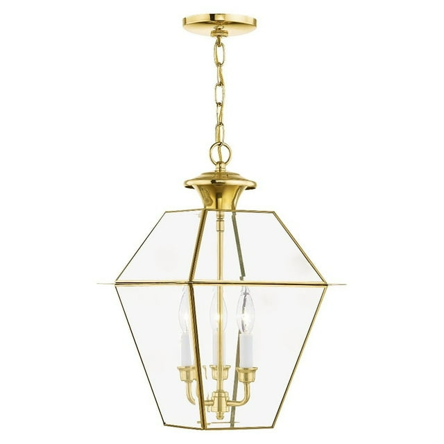 Livex Lighting Westover 3 - Light Pendant in  Polished Brass