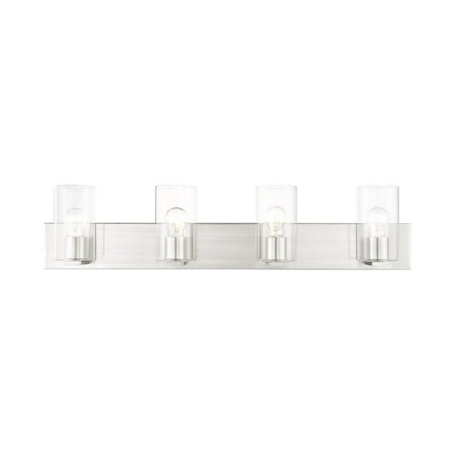 Livex Lighting Zurich 4 - Light Vanity in  Brushed Nickel