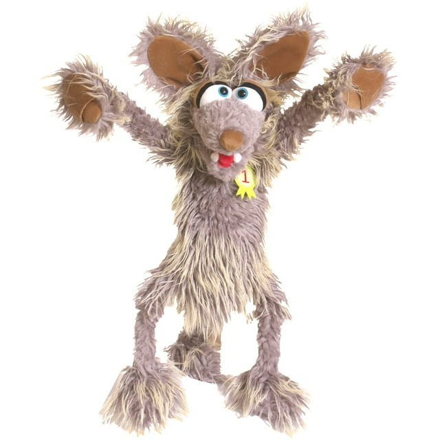 Living Puppets: Artie The Coyote - 27" Large Plush Hand Puppet, Handmade Pal, Soft Material, Roleplay Companion, Developmental Toy Character, Kids 3+