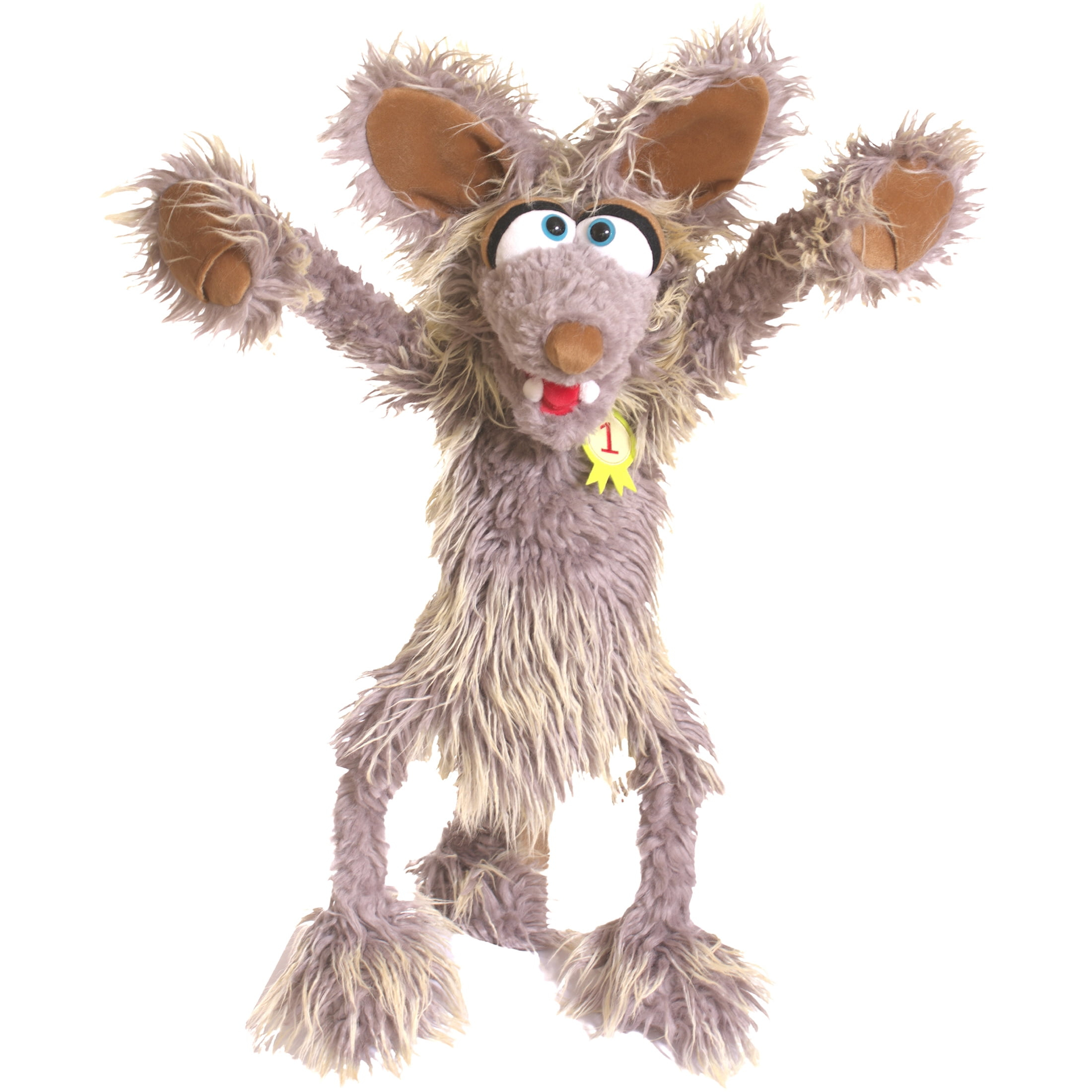 Living Puppets - Artie The Coyotte Large 27-Inch Plush Hand Puppet - Fine European Design, Ultra-Soft and Cuddly, Promotes Child Development, Safety Certified, Teacher-Recommended for Boys and Girls