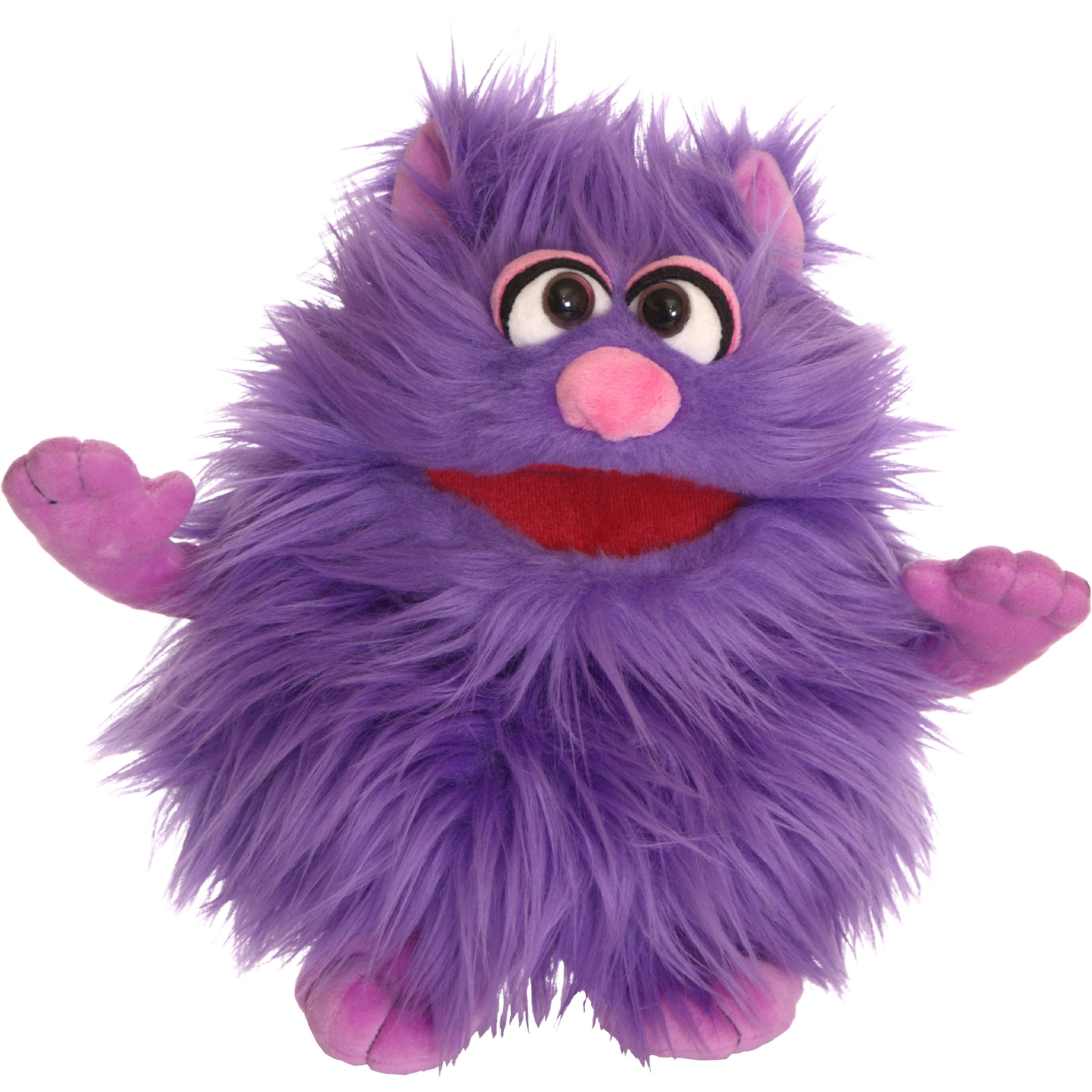 Living Puppets - Mugs The 12-Inch Purple Friendly Monster, Plush Hand Puppet - Fine European Design, Ultra-Soft and Cuddly, Promotes Child Development, Safety Certified, Teacher Recommended