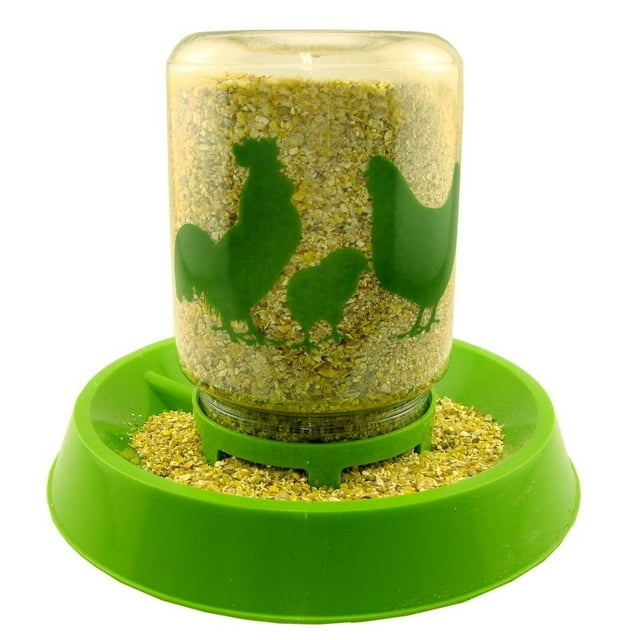 Lixit Feeder or Waterer for Chickens and Other Wildlife (64oz)