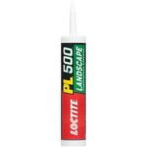 Loctite Landscape Block Adhesive, Paste, Acetone, Beige/Tan, 10 oz Tube