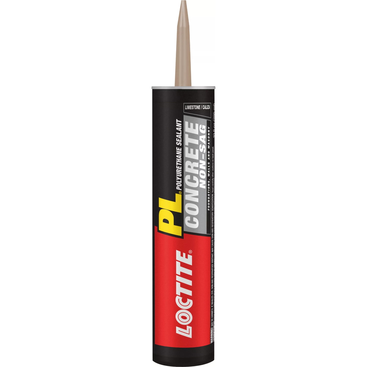 (2 pack) Loctite Pl Polyurethane Sealant Concrete Non-Sag, Pack of 1, Gray 10 fl oz Cartridge