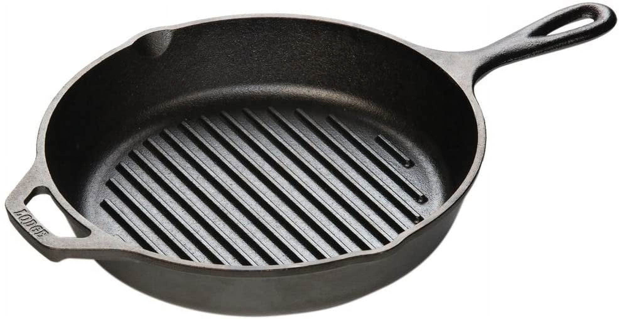 Lodge 10.25 in Nonstick Cast Iron Grill Pan
