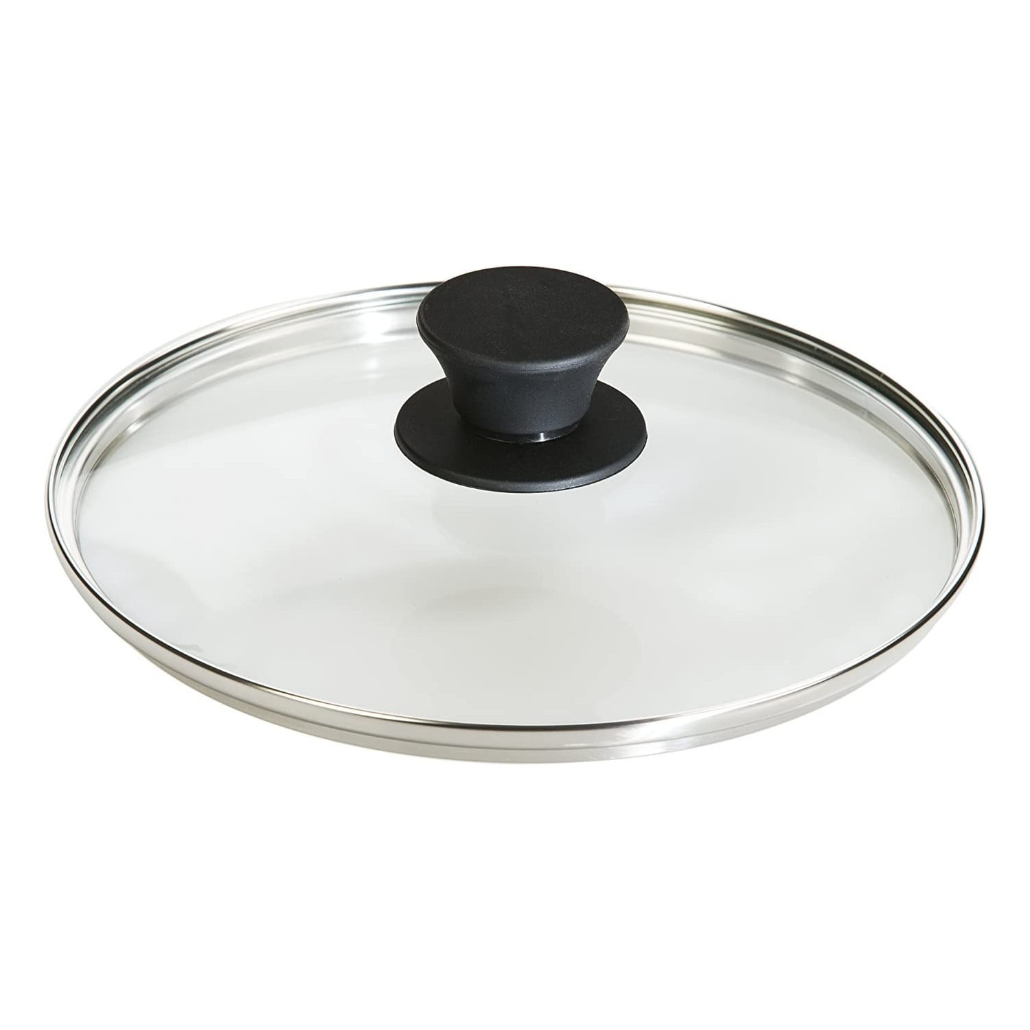 Lodge Cast Iron 8" Tempered Glass Lid, GL8, with Silicone Knob
