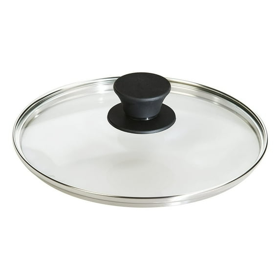 Lodge Cast Iron 8" Tempered Glass Lid, GL8, with Silicone Knob