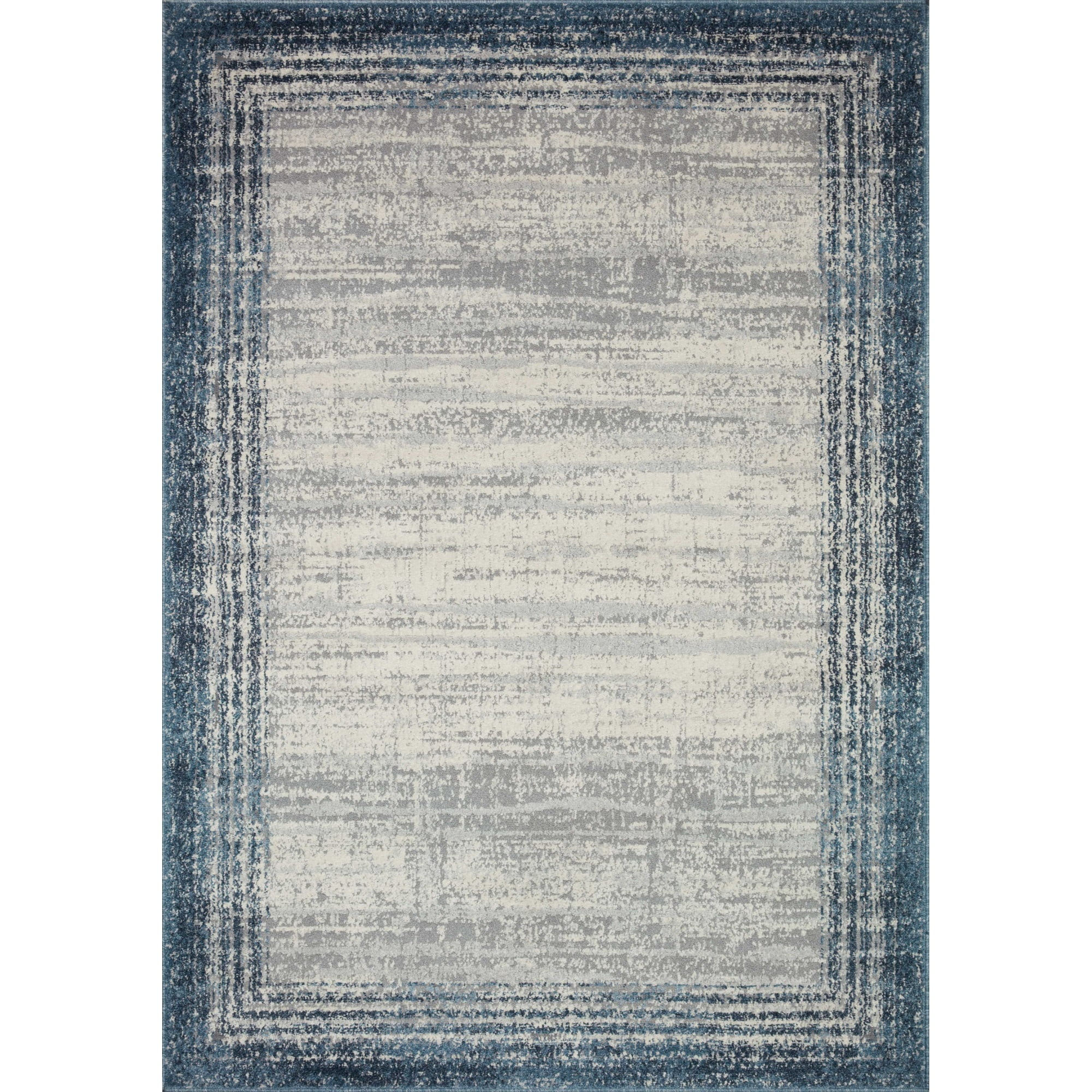 AUS-02 Pebble, Blue 6-7" x 9-2" Size Rug