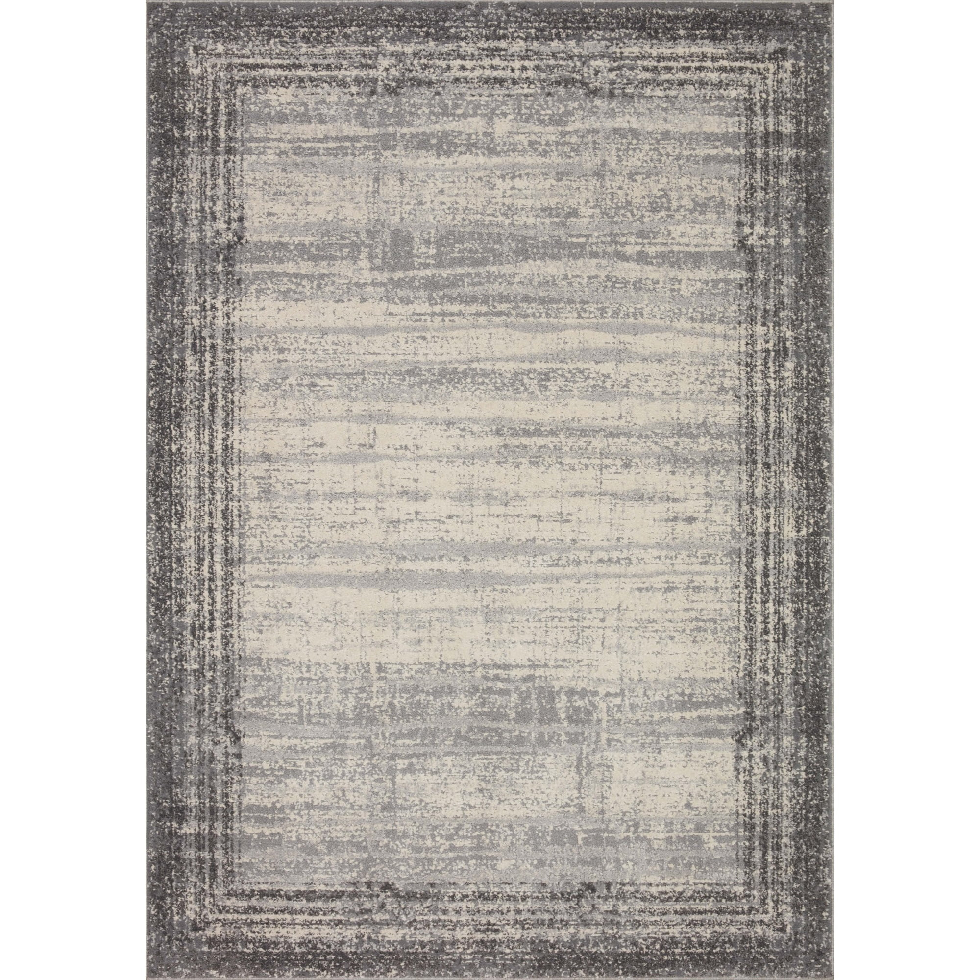 AUS-02 Pebble, Charcoal 11-2" x 15 Size Rug
