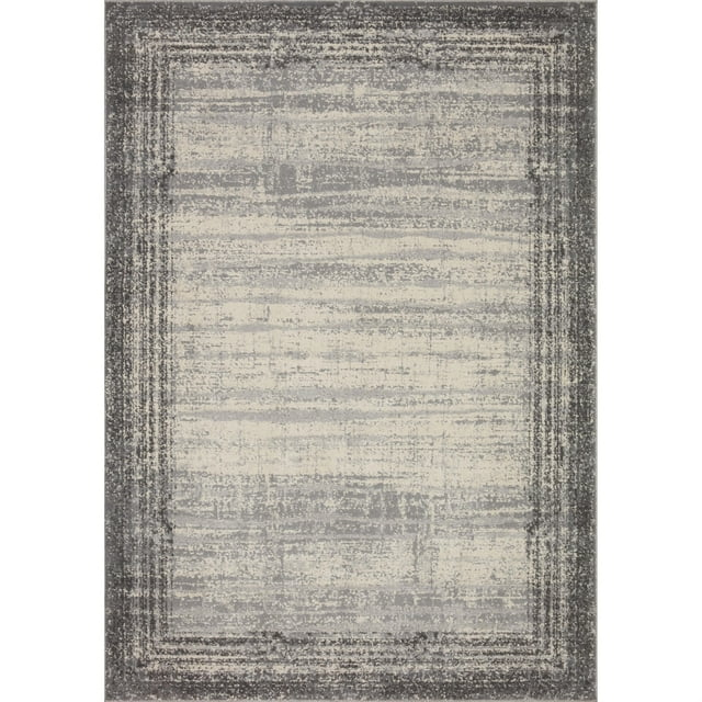 AUS-02 Pebble, Charcoal 11-2" x 15 Size Rug