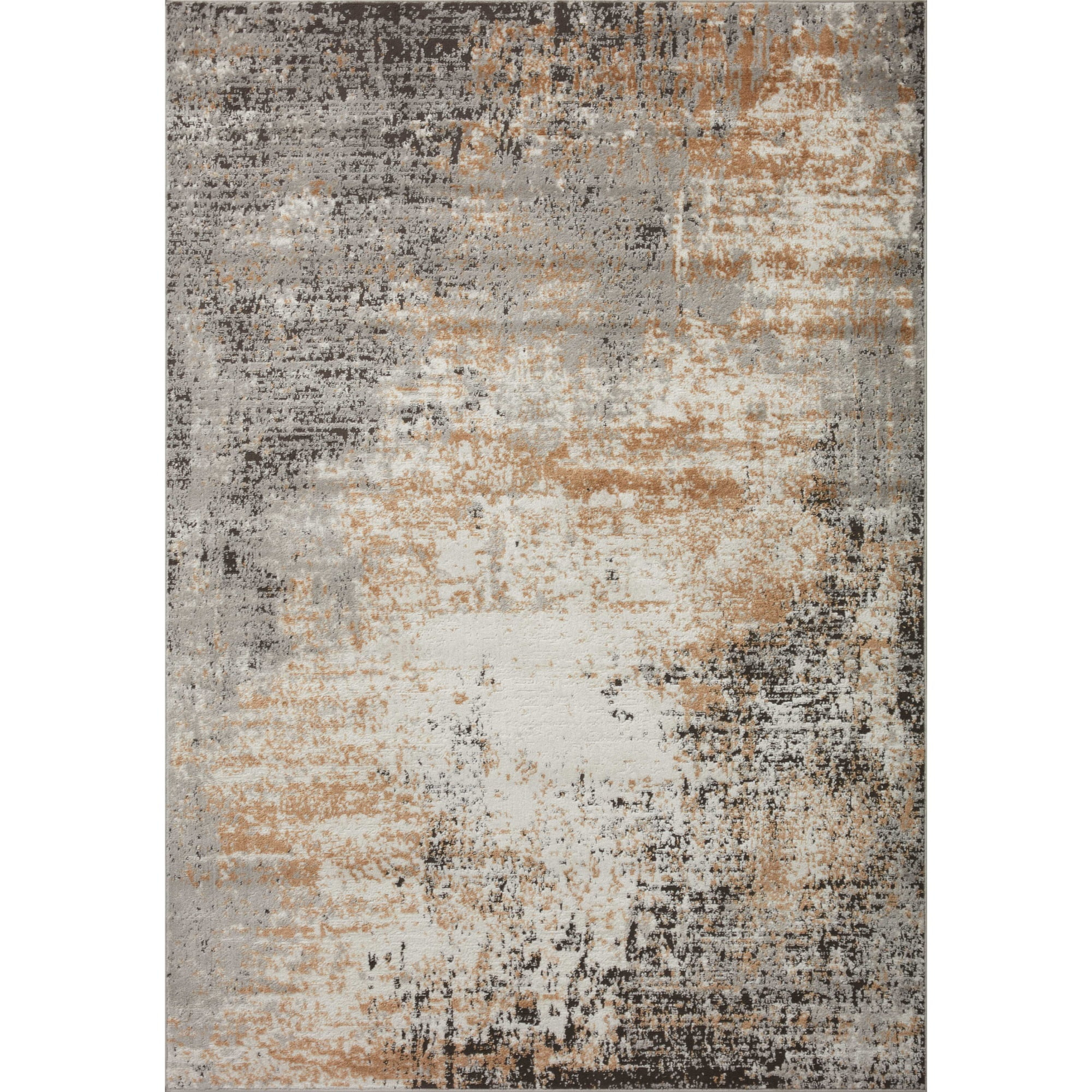 Loloi II Bianca Collection BIA-01 Piedra / Oro, Alfombra Abstracta 2'-8" x 4'