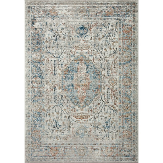 Loloi II BIANCA STONE / MULTI 7-11" x 10-6"