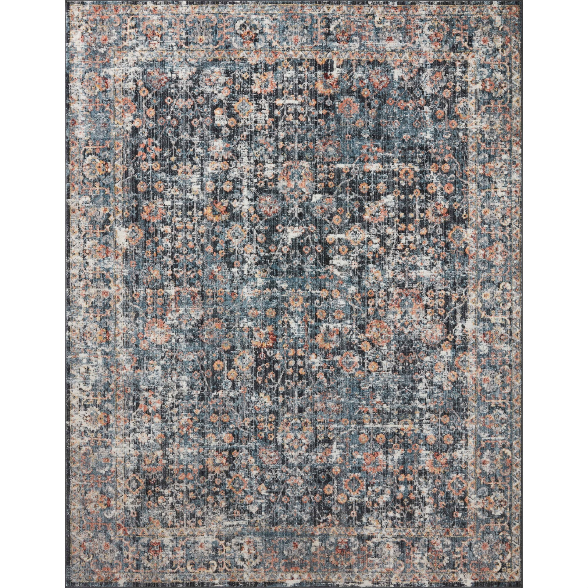CSN-05 Blue / Multi - 2-6" x 5-9"