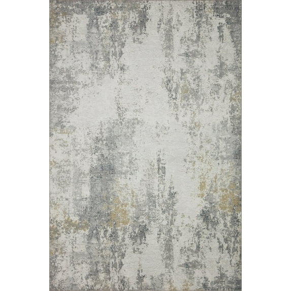 Loloi II Drift Abstract Contemporary Area Rug, Gray, 7'6" x 9'6"