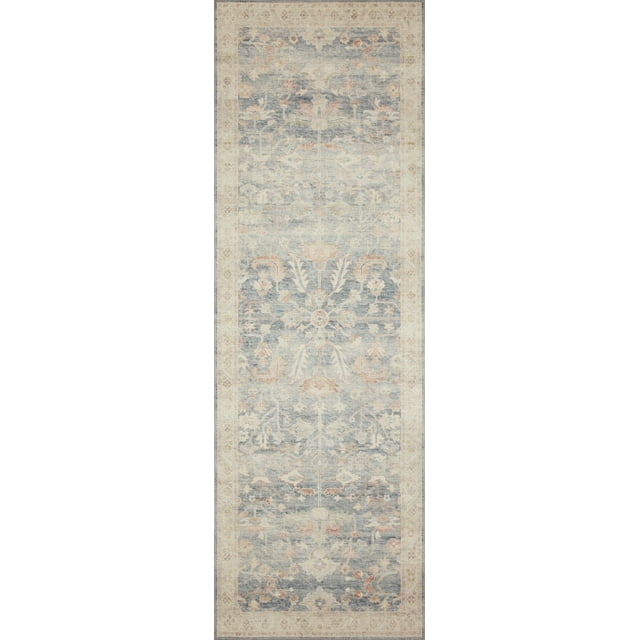 Loloi II Hathaway Printed Oriental Denim / Multi Area Rug