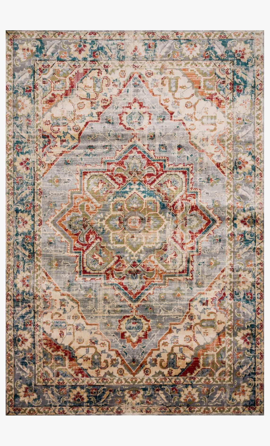 Loloi II Isadora Oriental Oatmeal / Multi Area Rug