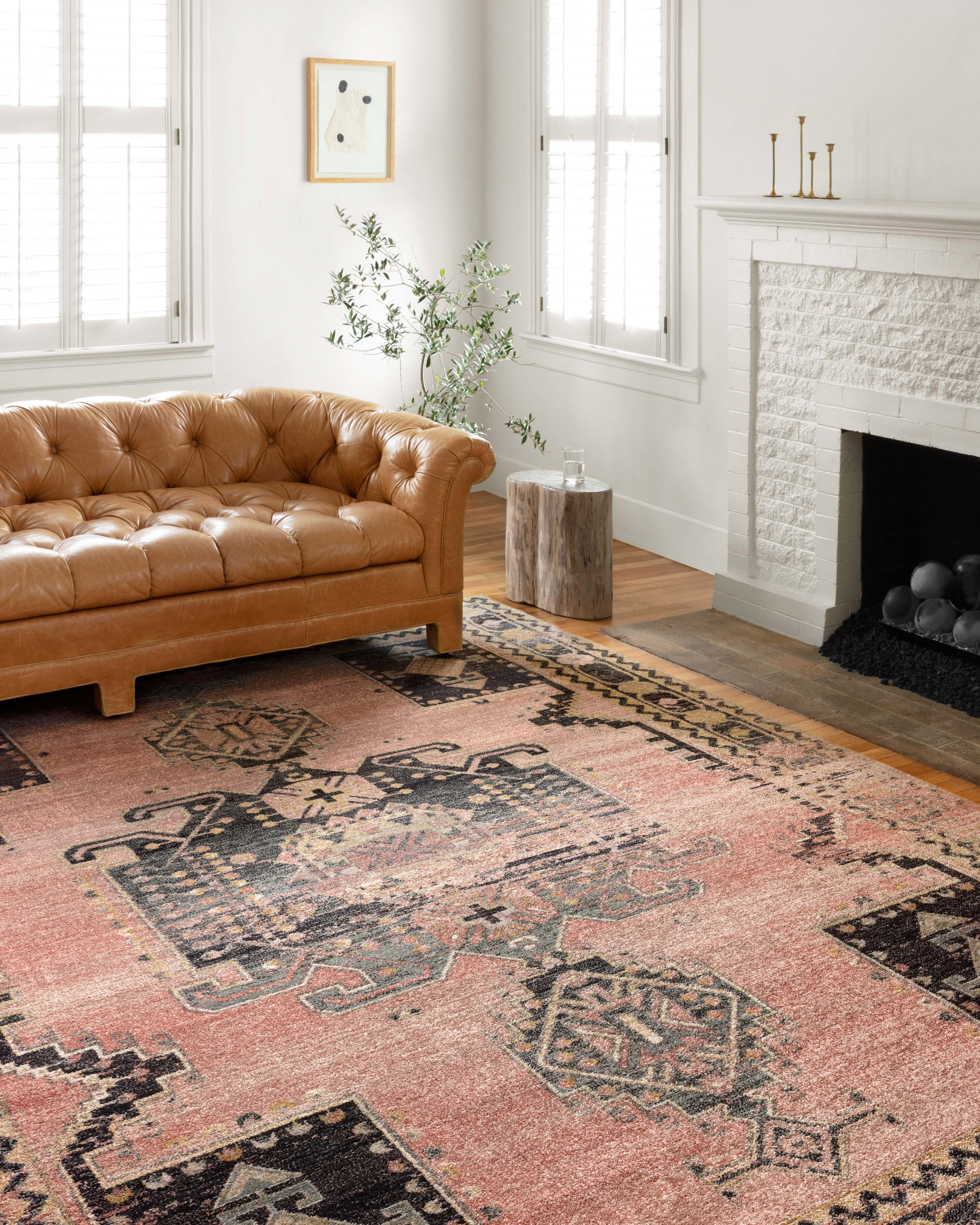 Loloi II Jocelyn Southwestern Rose / Rose Area Rug