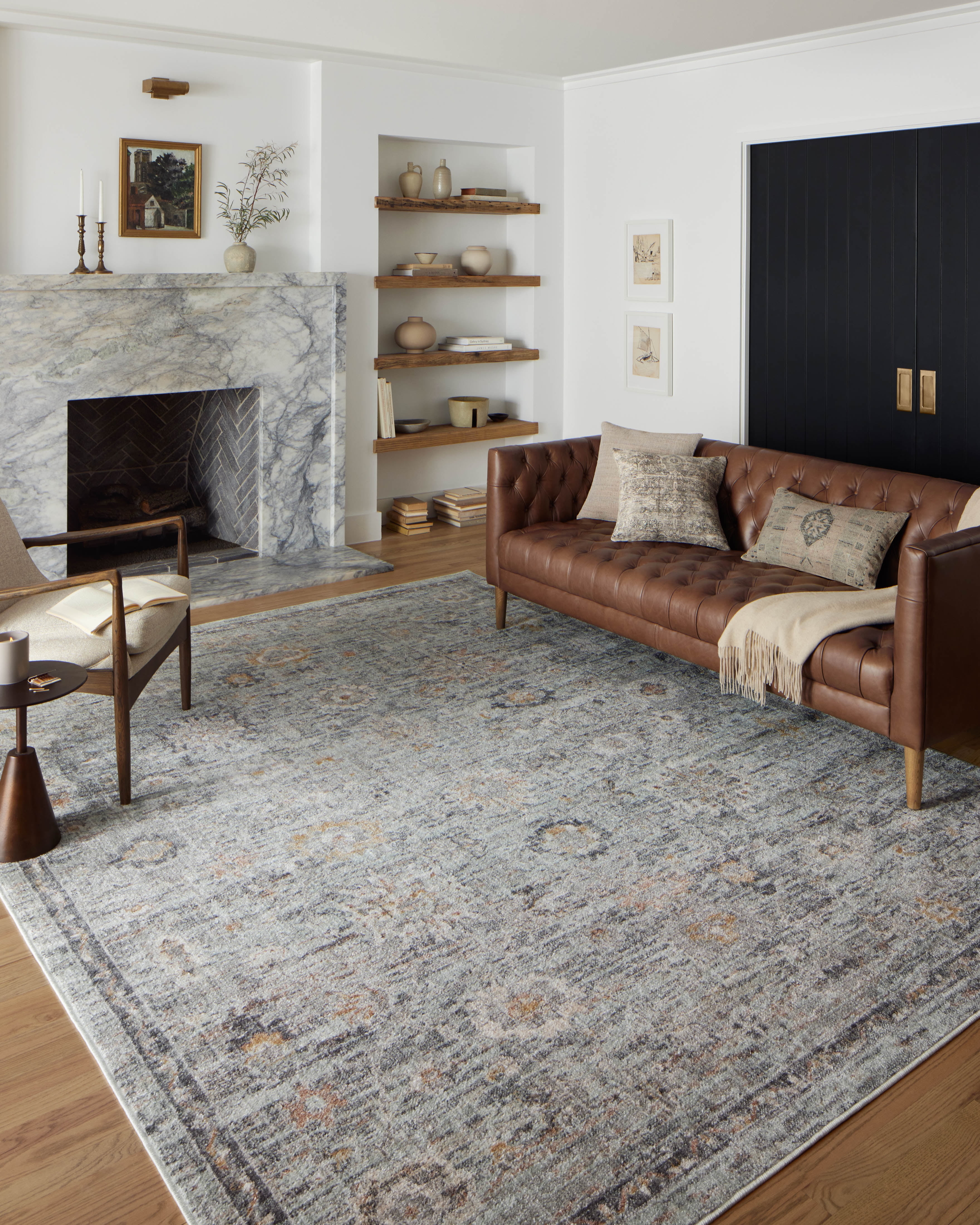 Loloi II Monroe Sky / Gold 7'-10" x 10' Area Rug