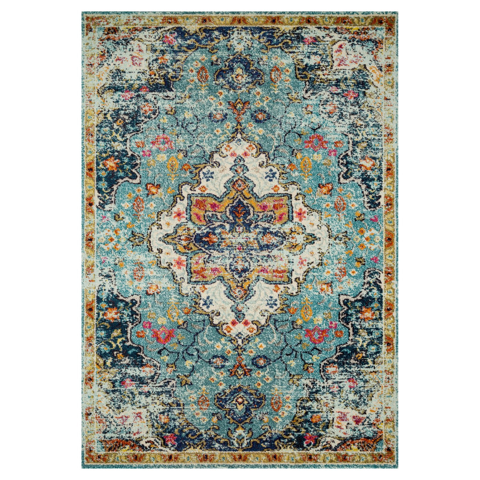 Loloi II Nadia Abstract Blue / Midnight Area Rug