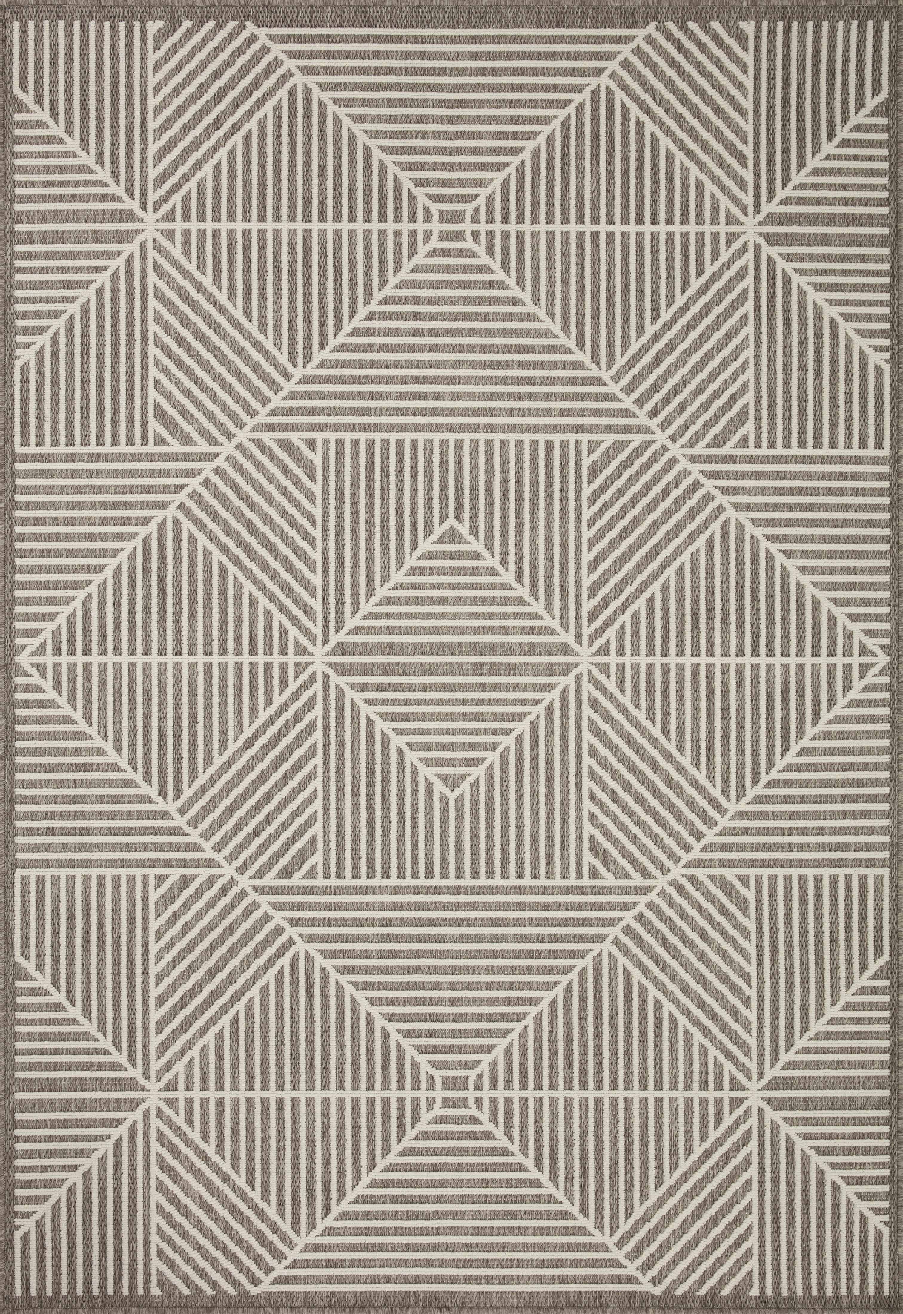 Loloi II Rainier Oriental Natural / Ivory 5'-3" x 7'-7" Area Rug