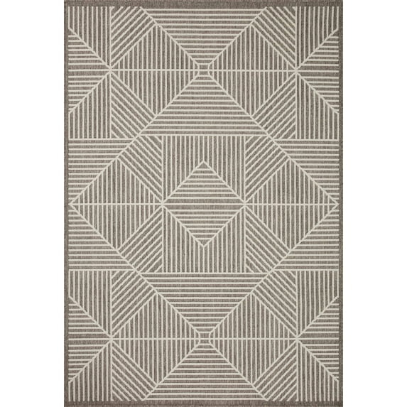 Loloi II Rainier Oriental Natural / Ivory 5'-3" x 7'-7" Area Rug