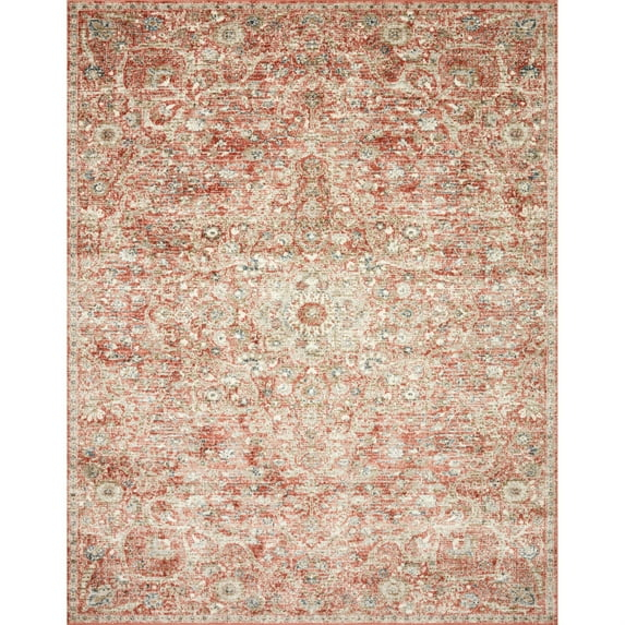 Loloi II Saban SAB-02 Oriental Rust / Beige Area Rug 2'-7" x 4'
