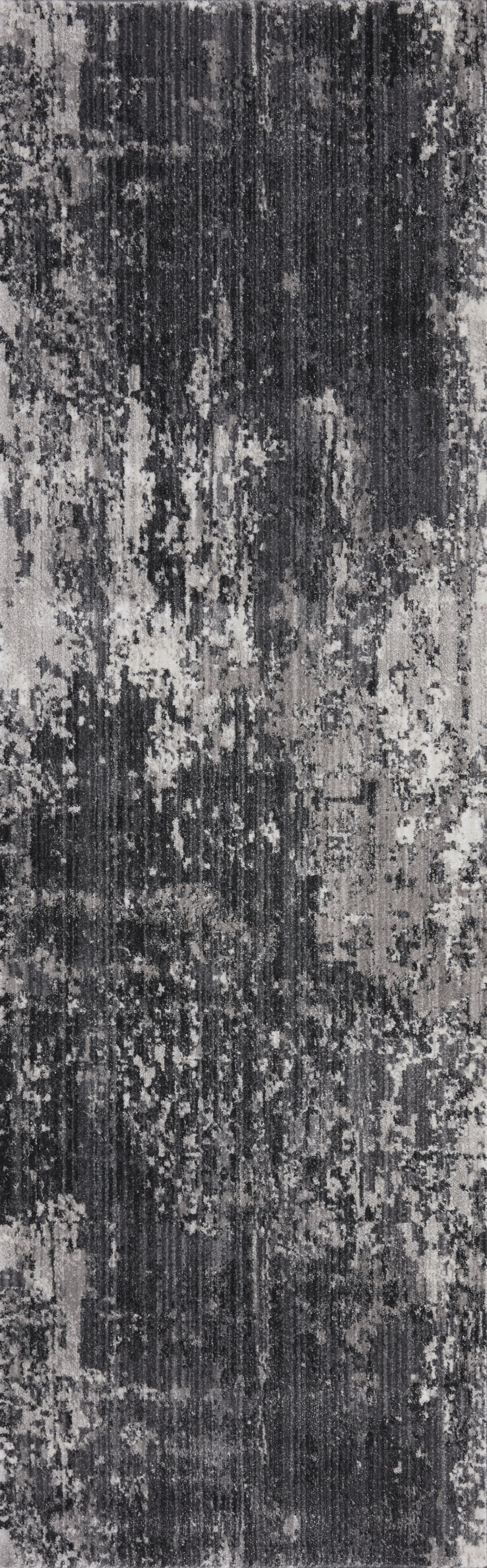 Loloi II Samra SAM-06 Charcoal / Silver Abstract Area Rug 2'-7" x 10'-0"