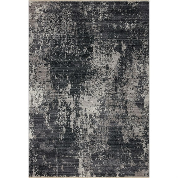 SAM-06 Charcoal, Silver 2-7" x 10-0" Size Rug