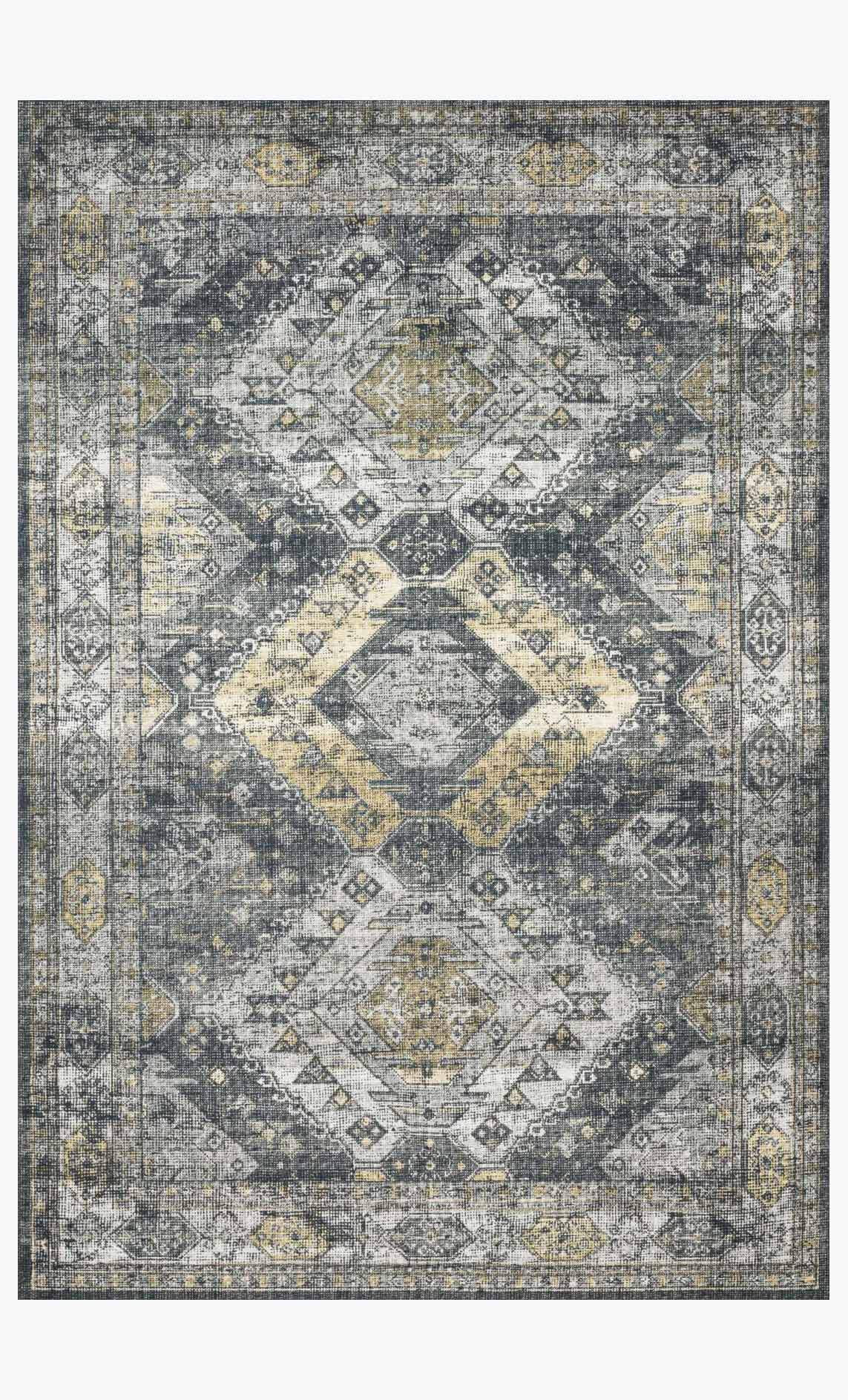 Loloi II Skye Oriental Graphite / Silver Area Rug