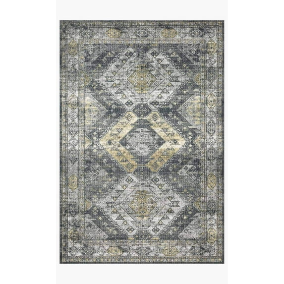 Loloi II Skye Oriental Graphite / Silver Area Rug