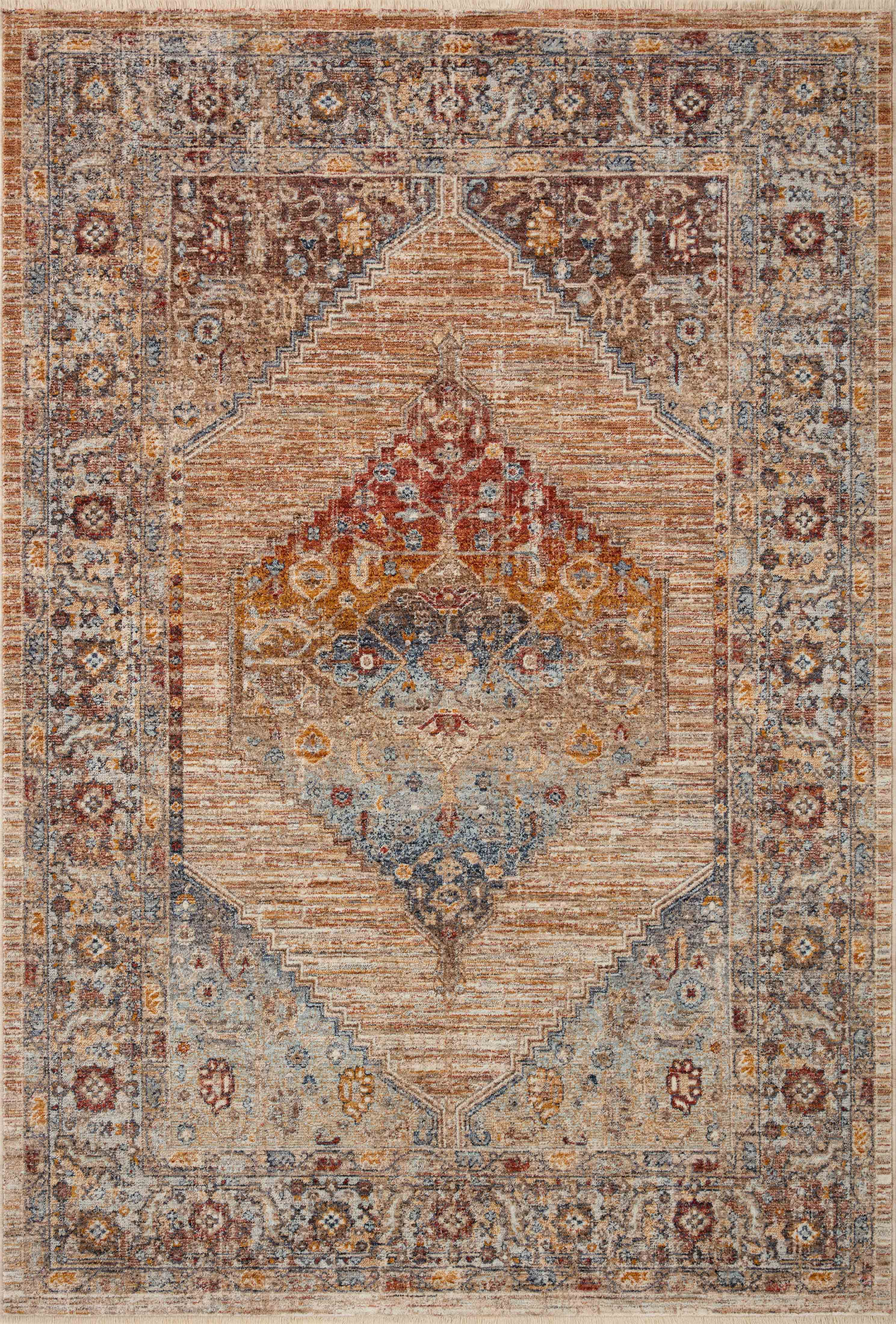 Loloi II Sorrento Multi / Sunset 2'-7" x 10'-0" Area Rug