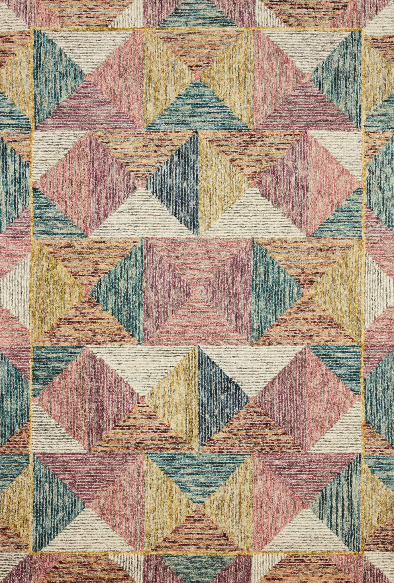 Loloi II Spectrum Geometric Silver / Fiesta Area Rug