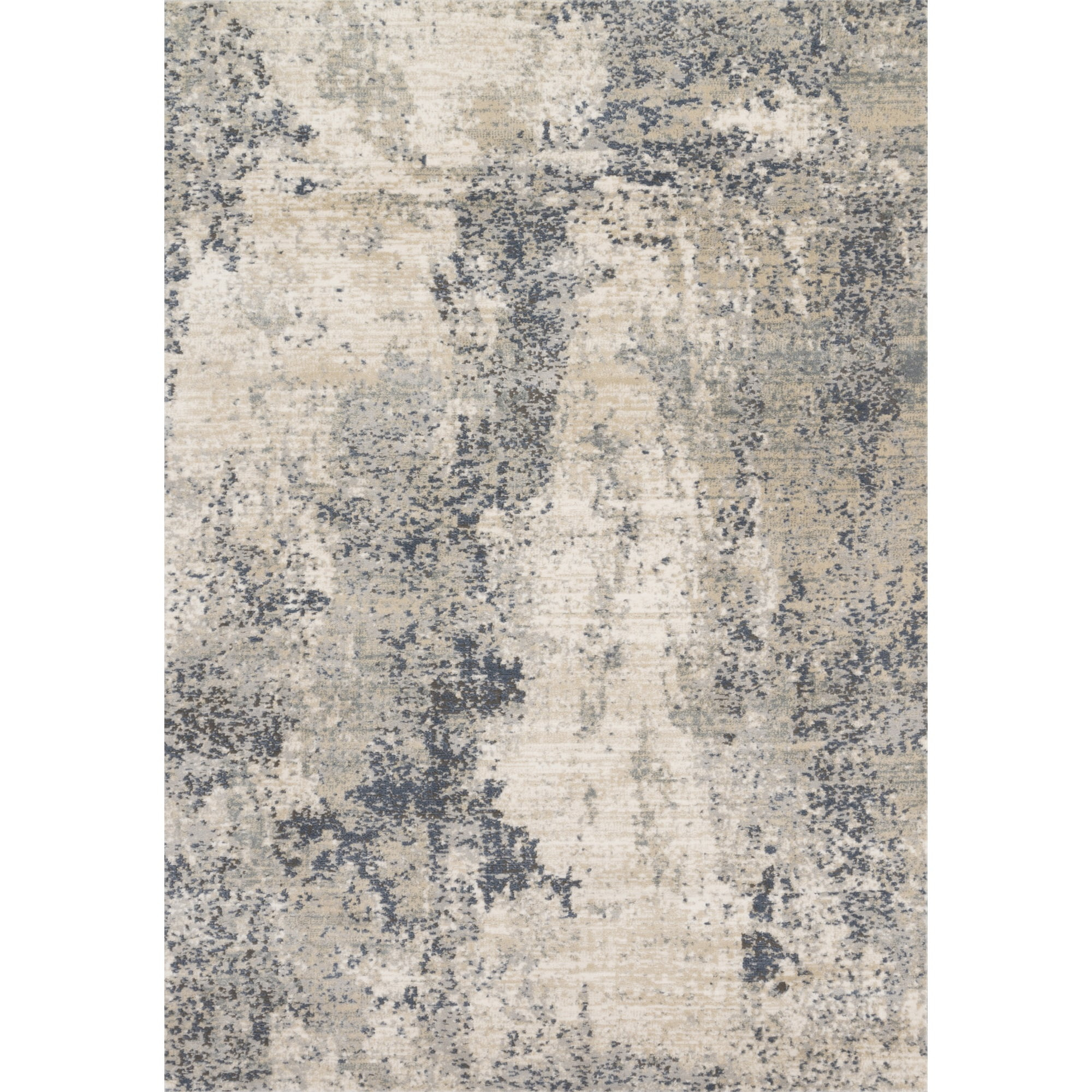 Loloi II Teagan Abstract Natural / Denim Area Rug