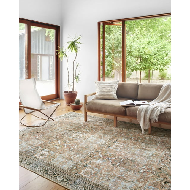 Loloi II Wynter WYN-02 Auburn / Multi Oriental Area Rug 3'-6" x 5'-6"
