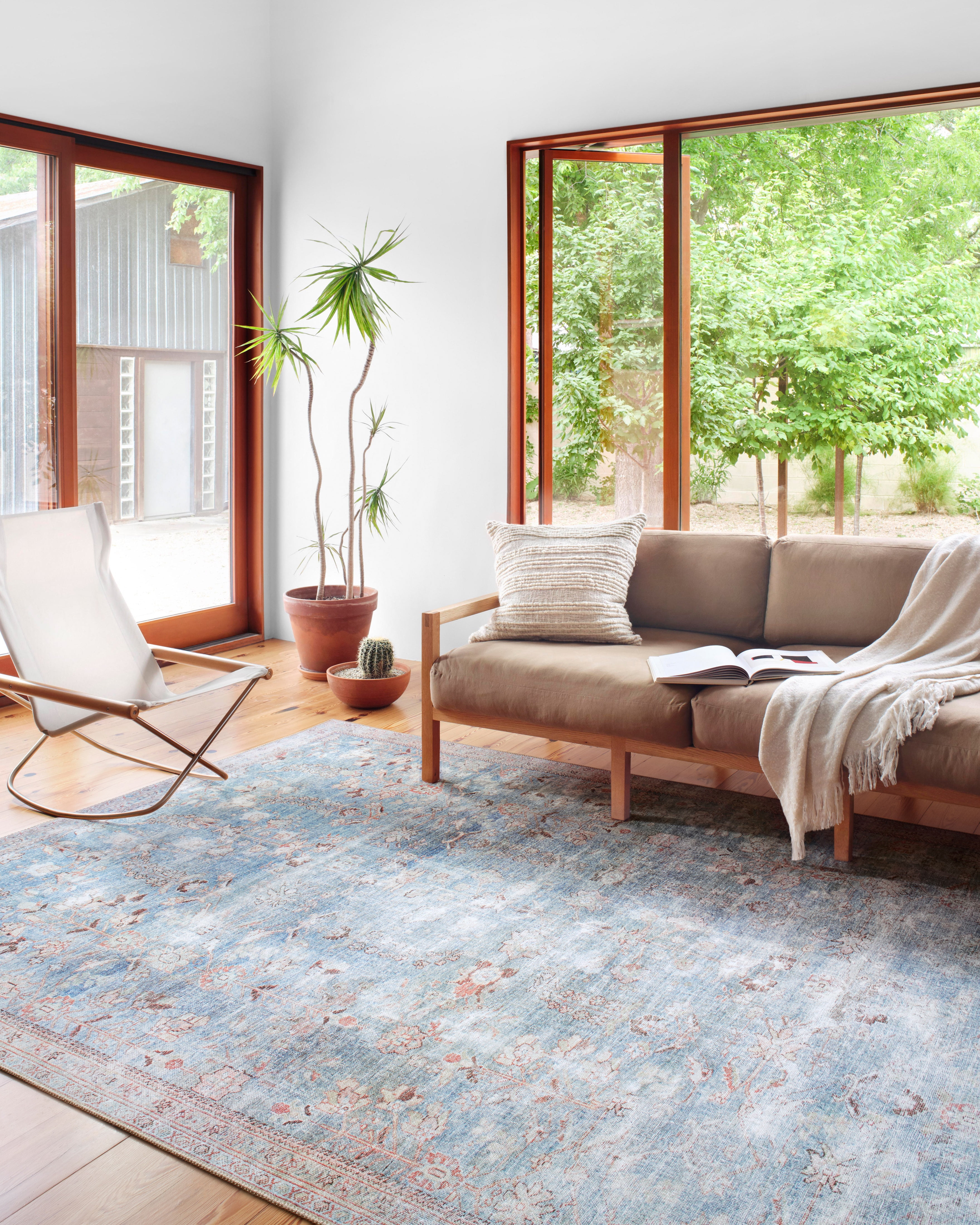 Loloi II Wynter WYN-06 Teal / Multi Oriental Area Rug 2'-6" x 9'-6"