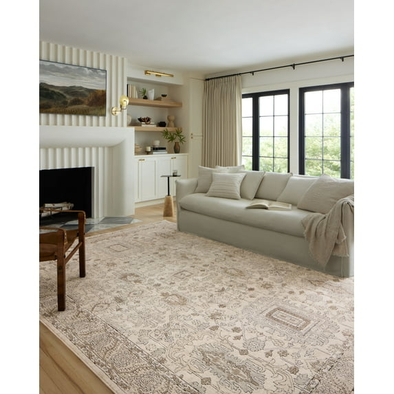 Loloi Teagan Ivory / Sand 11'-6" x 15' Area Rug