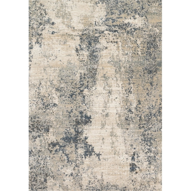 Loloi Teagan Natural / Denim 2'-8" x 7'-6" Runner Rug