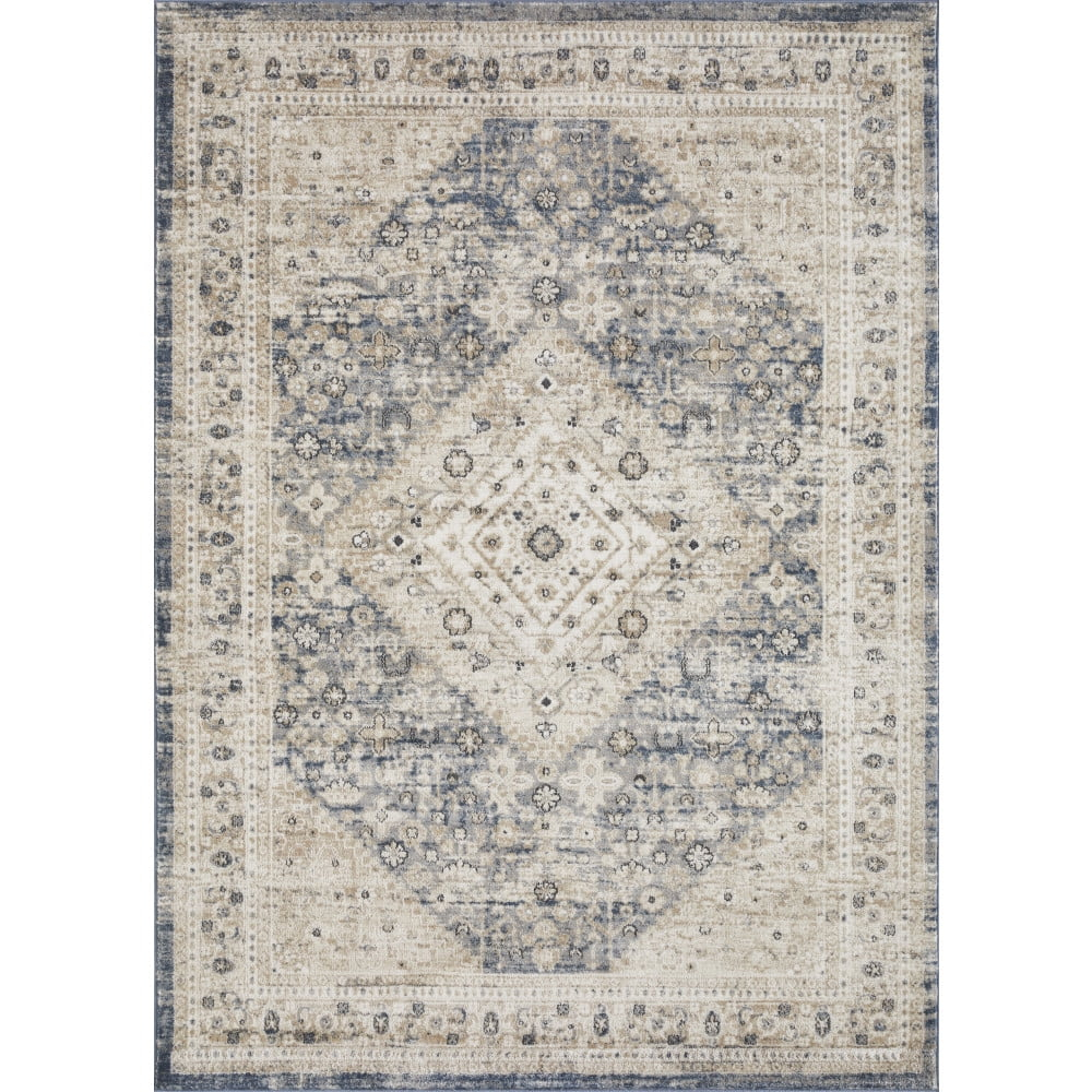 Loomaknoti Kehleigh Abagail 8' x 10' Beige Oriental Indoor Area Rug