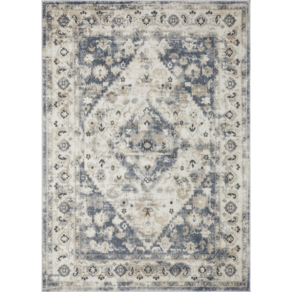 Loomaknoti Kehleigh Zofionz 5' x 7' Beige Oriental Indoor Area Rug